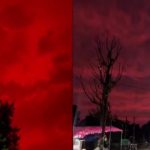 VIDEO Cerul s-a făcut roșu ca sângele. Imaginile apocaliptice din India au devenit virale