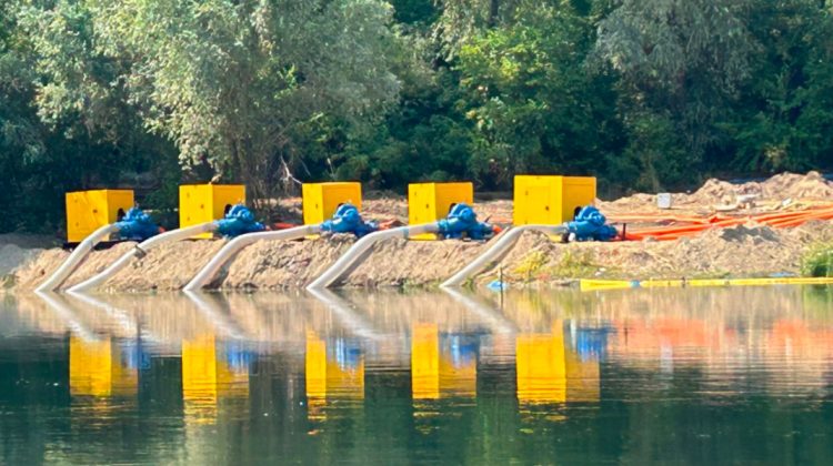 Chișinăul primește trei pompe din rezervele de stat: Vor merge la priza de captare din Nistru