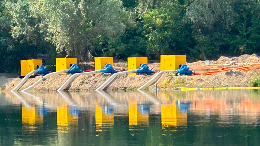 Chișinăul primește trei pompe din rezervele de stat: Vor merge la priza de captare din Nistru