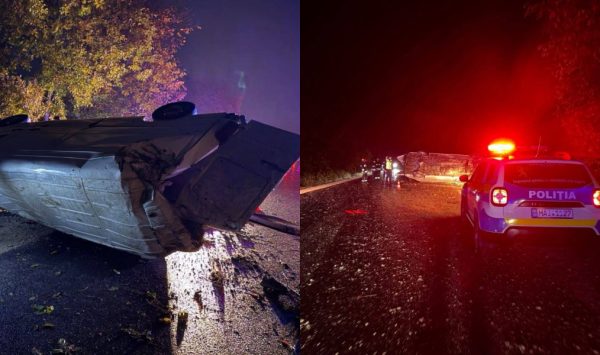 Un mort și doi răniți într-un accident lângă Mereșeni! Șoferul era fără permis și băut