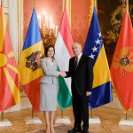 FOTO Maia Sandu a ajuns la Budapesta, la invitația premierului Péter Magyar