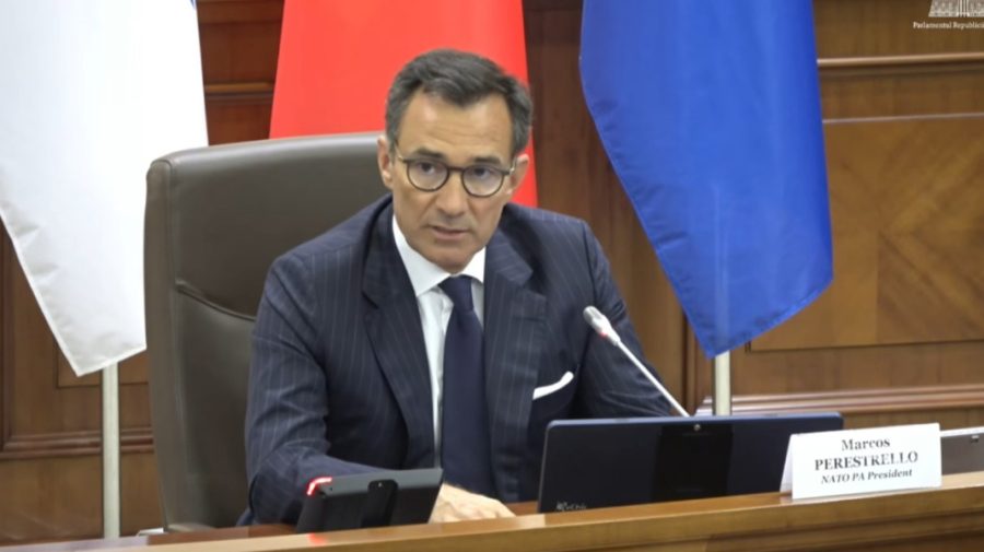 Moldova se află „în prima linie” a riscurilor de securitate. Avertismentul președintelui AP NATO, la Chișinău