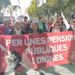 Protest în centrul Madridului, înaintea alegerilor anticipate. Oamenii cer apărarea pensiilor