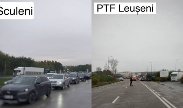 Cozi la Leușeni și Sculeni! Autoritățile cer șoferilor să aleagă alte vămi
