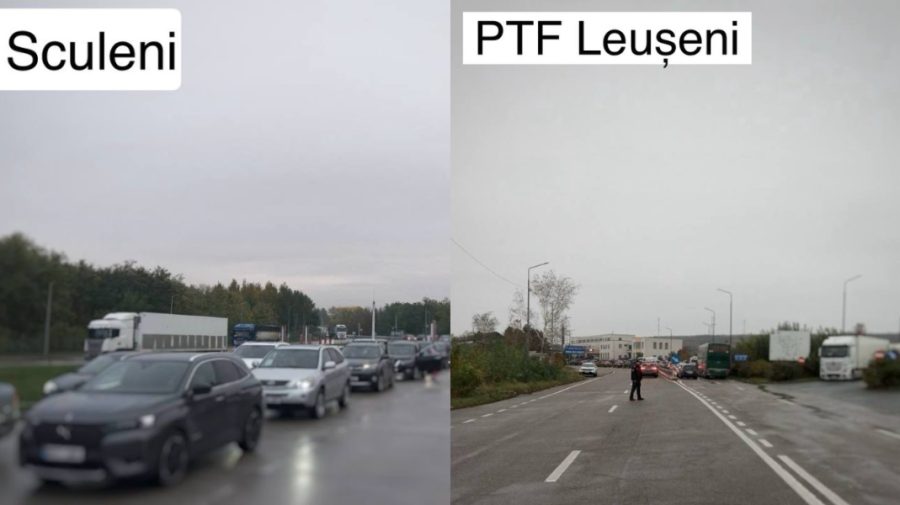 Cozi la Leușeni și Sculeni! Autoritățile cer șoferilor să aleagă alte vămi