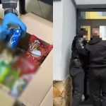 VIDEO Un colet cu dulciuri și biscuiți ascundea droguri de un milion de lei. Un suspect, reținut