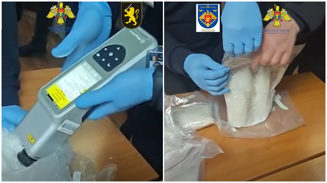 VIDEO Dosarul celor șase kilograme de „sare”, depistate la Leușeni: Trei inculpați au fost trimiși în judecată