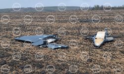 Drona căzută la Dondușeni: Polițiștii au descoperit un crater și elemente cu potențial distructiv