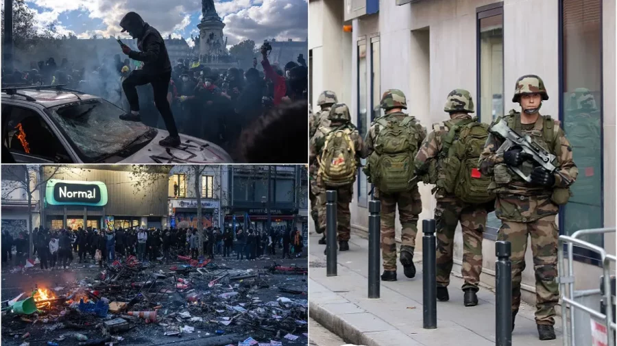 Macron scoate armata în stradă după valul de violențe: „Va fi o operațiune masivă de restabilire a ordinii”