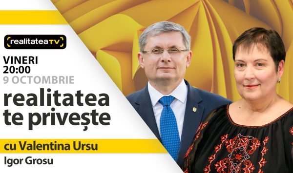 Președintele Parlamentului, Igor Grosu, invitat la emisiunea „Realitatea te privește”