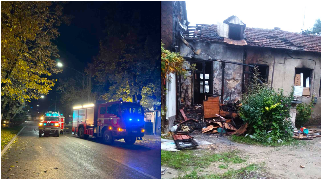 Incendiu în Orhei: O femeie de 75 de ani a fost evacuată din casa cuprinsă de flăcări