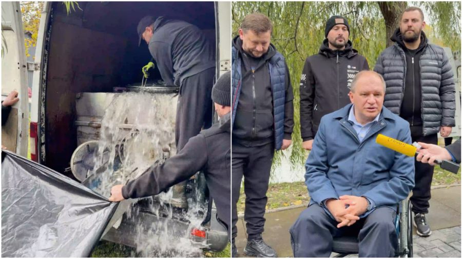 VIDEO Încă două lacuri din Chișinău au fost populate cu pește. Precizările edilului Ion Ceban