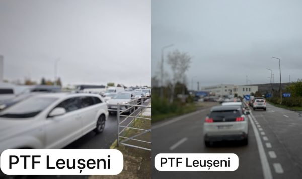 Trafic aglomerat la Leușeni. Călătorii, îndemnați să aleagă alte puncte de trecere ale frontierei
