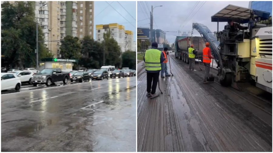 VIDEO Bulevardul Dimitrie Cantemir din Chișinău a intrat în reparație: Ce lucrări sunt planificate