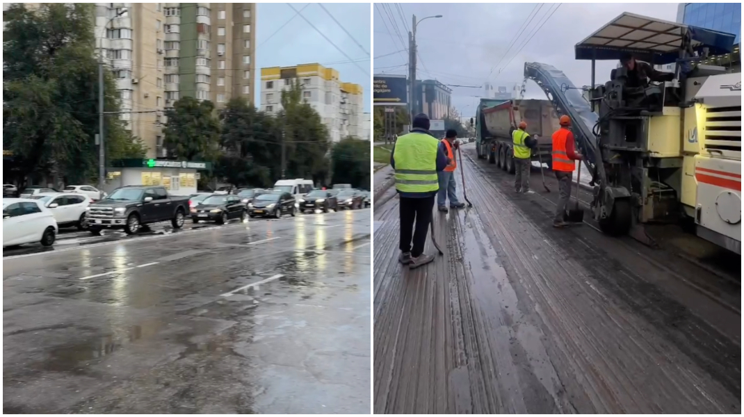 VIDEO Bulevardul Dimitrie Cantemir din Chișinău a intrat în reparație: Ce lucrări sunt planificate