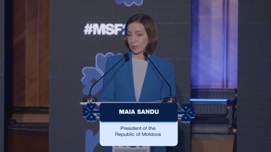 Sandu, la Security Forum: „Dacă iarnă va fi grea, suntem pregătiți să primim atât de mulți oameni, cât va fi nevoie”