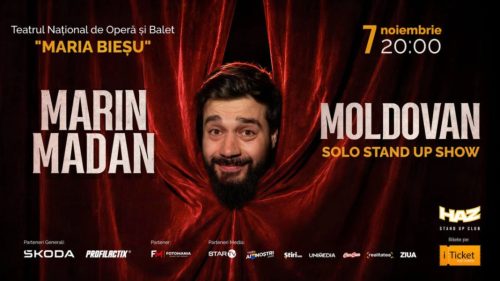 Marin Madan vine cu show-ul solo „Moldovan” pe scena Teatrului Național de Operă și Balet „Maria Bieșu”
