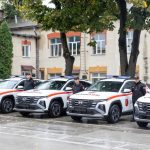 Parcul auto al Inspectoratului General de Carabinieri, completat cu 16 mașini noi. Din partea cui este donația