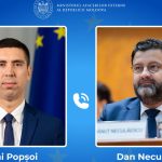 Mihai Popșoi a discutat la telefon cu omologul român, Dan Neculăescu. L-a invitat la Chișinău