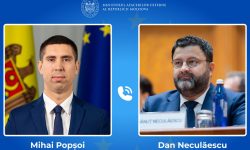 Mihai Popșoi a discutat la telefon cu omologul român, Dan Neculăescu. L-a invitat la Chișinău