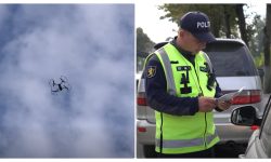 Telefonul la volan, depistat cu drona la Bălți: Cum au reacționat șoferii opriți