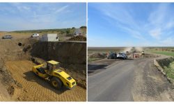 Podeț nou și 300 de metri de drum reabilitați pe traseul spre Slobozia Mare: Când vor fi gata lucrările