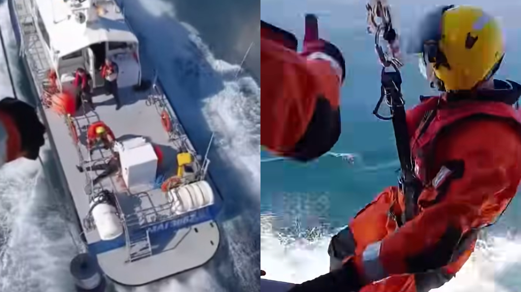 VIDEO Doi marinari au murit, iar 11 au fost salvați după ce nava lovită de drone s-a scufundat în Marea Neagră