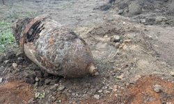 Descoperire periculoasă la Mereni, în timpul unor lucrări: A fost depistată o bombă de aviație
