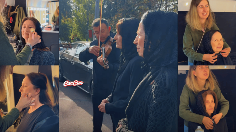 Surorile Osoianu și Vasile Advahov joacă în lungmetrajul „Fiica Vinificatorului”. VIDEO de la filmări