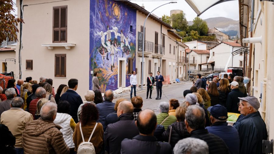 Un mural dedicat horei moldovenești, inaugurat în regiunea Abruzzo din Italia