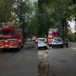 VIDEO Intervenție pe strada Trandafirilor: Un scurtcircuit la un cuptor electric a pus autoritățile în alertă