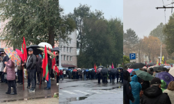 FOTO, VIDEO Transnistrenii se plâng că ar fi forțați să participe la protestul de la Tiraspol