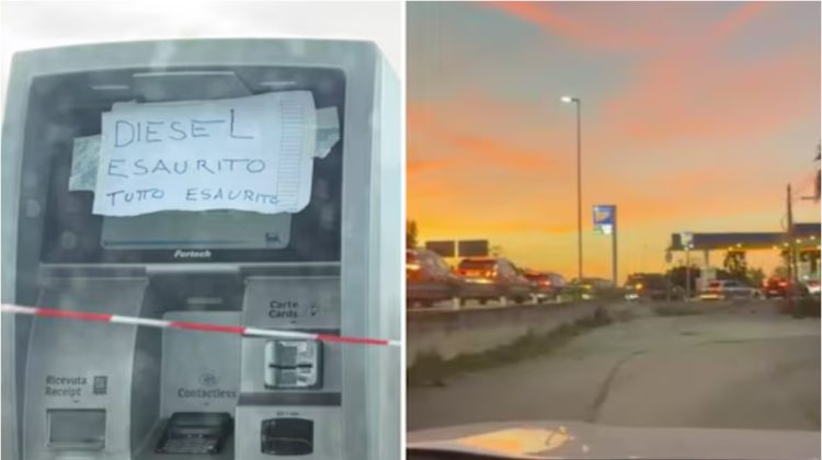 Proteste și cozi la benzinării în sudul Italiei. Șapte din zece stații din Puglia au rămas fără combustibil