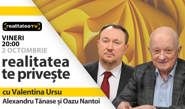 Alexandru Tănase și Oazu Nantoi, invitați la “Realitatea te privește”