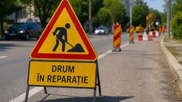 Restricții de circulație pe străzile Columna și Henri Coandă din Chișinău, timp de aproape o lună