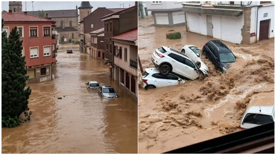 VIDEO Spania, lovită de ploi devastatoare: Drumuri și spitale inundate, iar două persoane au murit