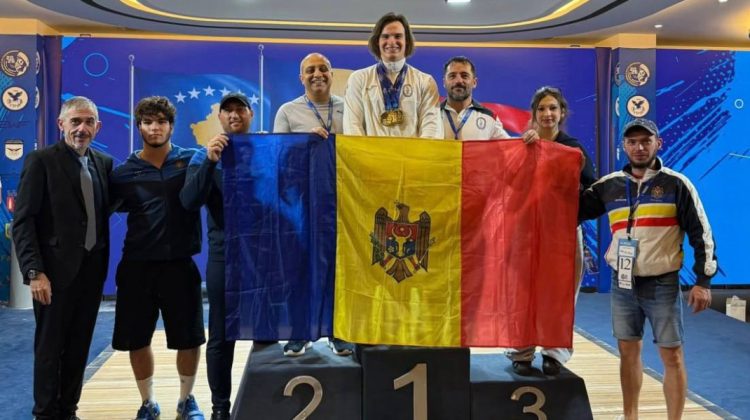 Alexandr Baldji, campion european U20 la haltere! A stabilit un nou record