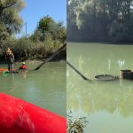 VIDEO Lucrări la stația de captare a apei din râul Prut: Au fost instalate conducte provizorii și o pompă