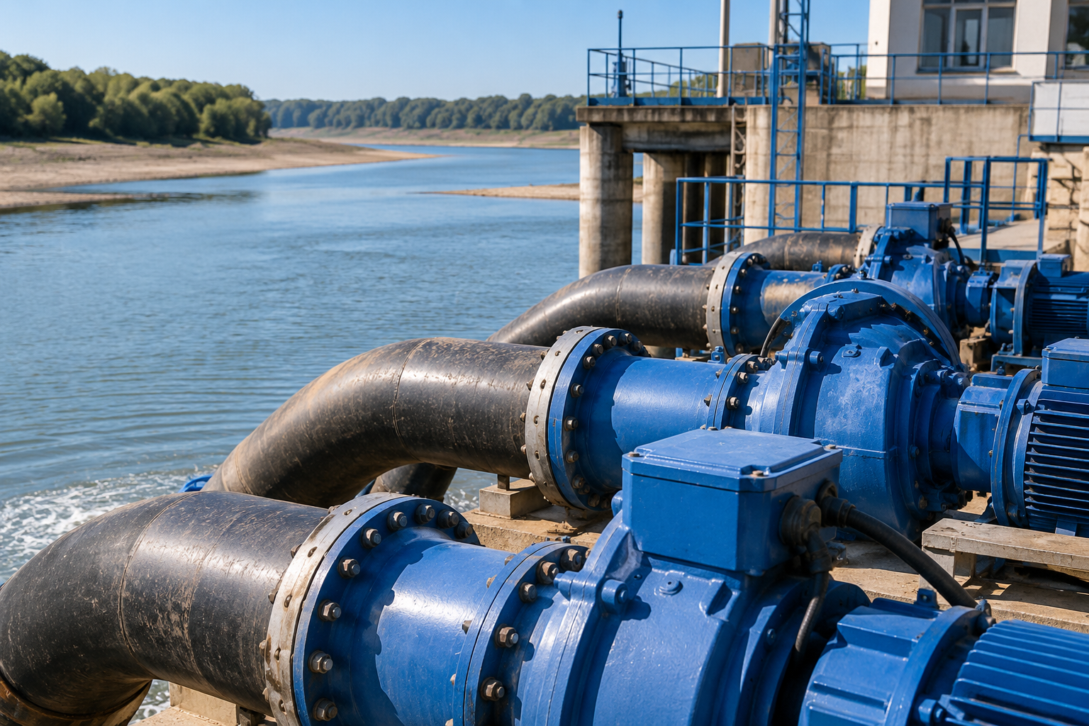 Criza apei din Moldova: Încă trei pompe de mare capacitate, trimise la Apă-Canal Chișinău