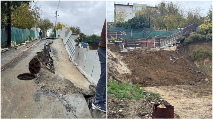 Măsuri urgente după surparea de teren de la Ialoveni. Lucrările de construcție au fost oprite
