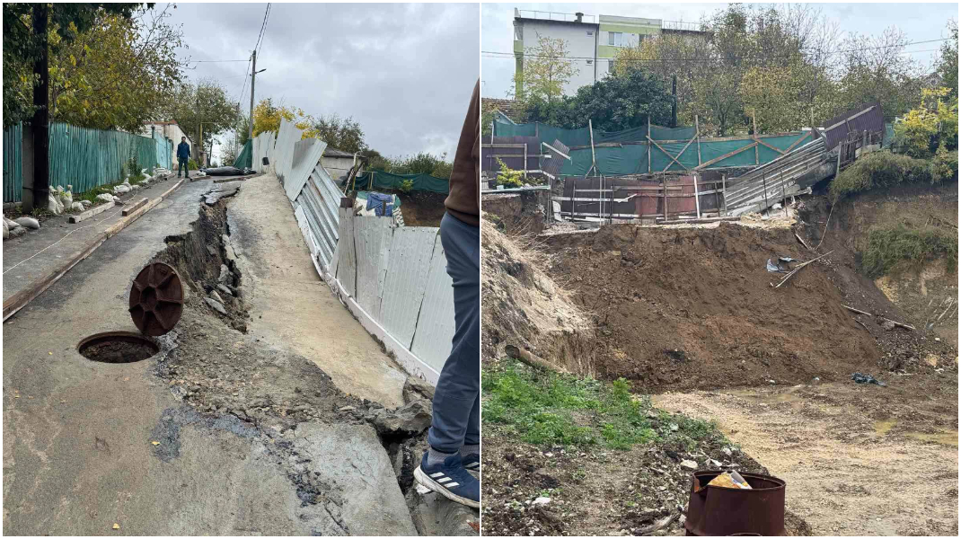 Măsuri urgente după surparea de teren de la Ialoveni. Lucrările de construcție au fost oprite