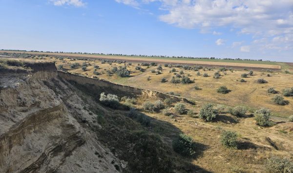 FOTO Excavații ilegale pe un teren agricol din Vulcănești. Prejudiciul depășește 19 milioane de lei