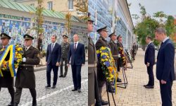 Imagini de la Kiev! Vasile Tofan a adus un omagiu apărătorilor căzuți pentru Ucraina