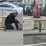 Act de vandalism într-un pasaj subteran din capitală. Pretura a sesizat Poliția