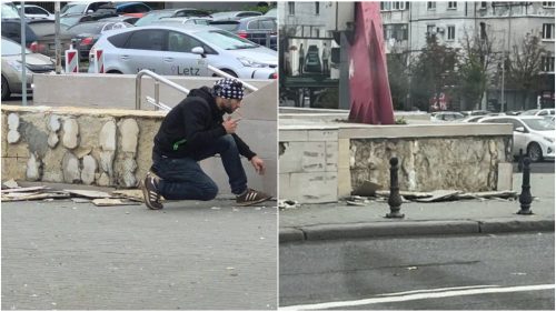 Act de vandalism într-un pasaj subteran din capitală. Pretura a sesizat Poliția