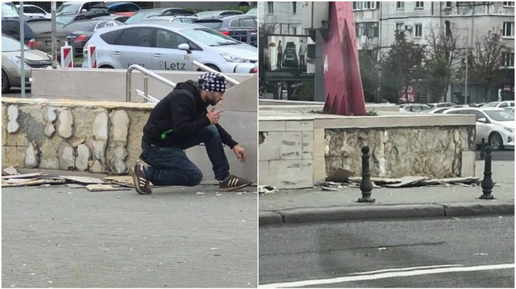 Act de vandalism într-un pasaj subteran din capitală. Pretura a sesizat Poliția