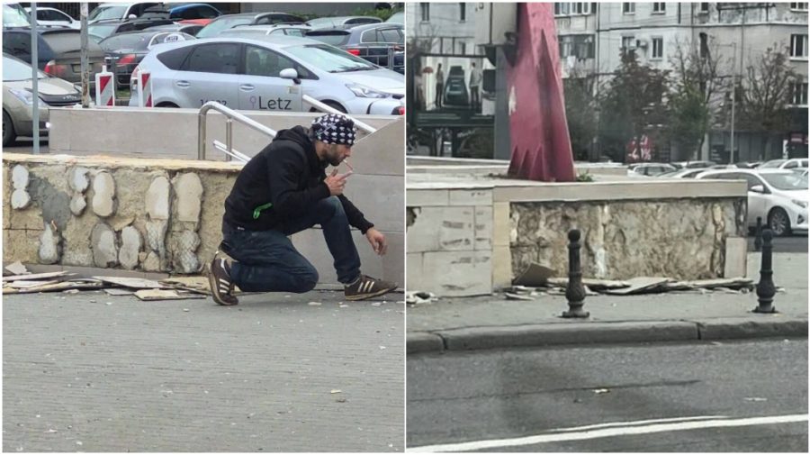 Act de vandalism într-un pasaj subteran din capitală. Pretura a sesizat Poliția