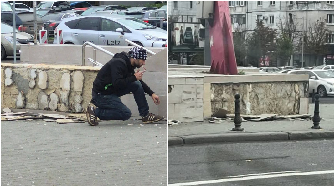 Act de vandalism într-un pasaj subteran din capitală. Pretura a sesizat Poliția
