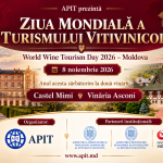 Republica Moldova marchează, pe 8 noiembrie, Ziua Turismului Vitivinicol. APIT invită vinăriile să participe